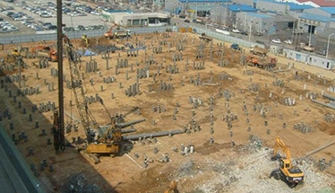 2011 터치센서 1기 공장 건설 모습
